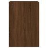 vidaXL TV Wall Cabinet Brown Oak Engineered Wood 15.9 x 11.8 x 23.6 in