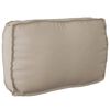 vidaXL Pallet Cushion Set 2 pcs Taupe Oxford Fabric