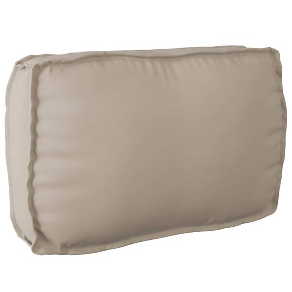 vidaXL Pallet Cushion Set 2 pcs Taupe Oxford Fabric