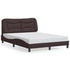 vidaXL Bed Frame Dark Brown