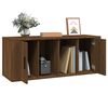 vidaXL TV Cabinet Brown Oak Engineered Wood Rectangular Contemporary