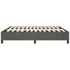 vidaXL Bed Frame Dark Grey Velvet (100% polyester), plywood, engineered wood