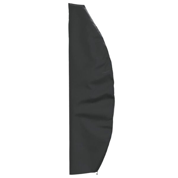 vidaXL Garden Umbrella Cover Black 420D Oxford fabric with PU coating