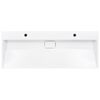 vidaXL Wash Basin 47.2"x18.1"x4.3" Mineral Cast/Marble Cast White