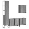 vidaXL Bathroom Cabinet Set Grey sonoma