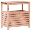 vidaXL Potting Table Natural Wood Solid Douglas Fir wood Medium