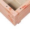 vidaXL Garden Planter Natural wood Solid Douglas wood Medium Durable