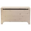 vidaXL Storage Box Natural Wood Solid Pine Wood Storage Box Rectangular