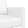 vidaXL Sofa Bed White 29.13 x 30.31 x 31.89 in Artificial Leather