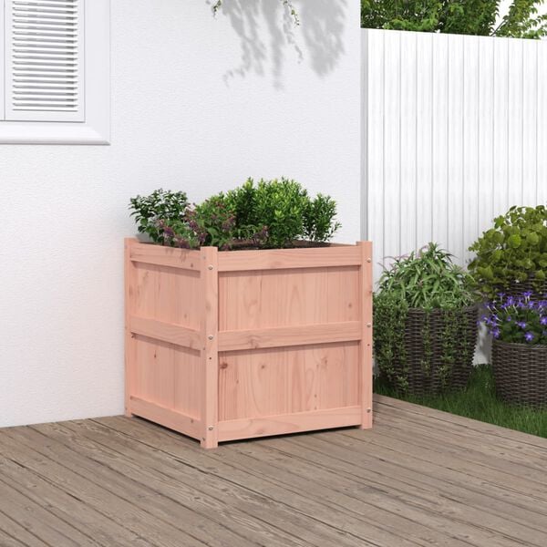vidaXL Garden Planter Douglas wood color Solid Douglas wood