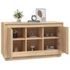 vidaXL Sideboard Sonoma Oak Engineered Wood Medium Sideboard