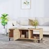 vidaXL Coffee Table Sonoma Oak Engineered Wood 40.2 x 19.7 x 15.7 in