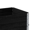 vidaXL Pallet Collars 2 pcs Black 39.4x19.7" Solid Wood Pine