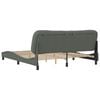 vidaXL Bed Frame Dark grey