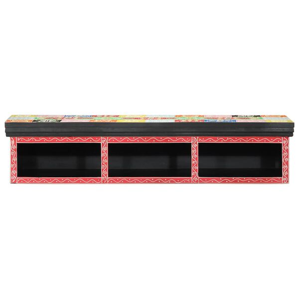 vidaXL TV Cabinet Multicolour 39.37 x 11.81 x 8.66 in Engineered wood