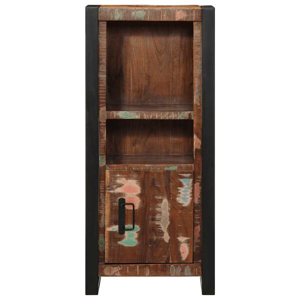 vidaXL Bathroom Cabinet Multicolor Solid reclaimed wood, iron Compact