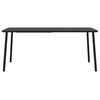 vidaXL Garden Dining Set Anthracite Steel Medium Stackable