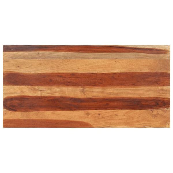 vidaXL Table Top Natural wood tones Solid Acacia wood 23.6 x 47.2 in