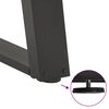 vidaXL Dining Table Leg Anthracite Powder-coated steel Standard