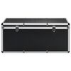 vidaXL Storage Cases 3 pcs Black Aluminium