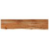 vidaXL Wall Shelf Natural Wood Solid Acacia wood Medium Wall mounting