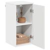 vidaXL Bathroom Cabinet Wall-mounted White 11.81 x 12.40 x 24.02 in