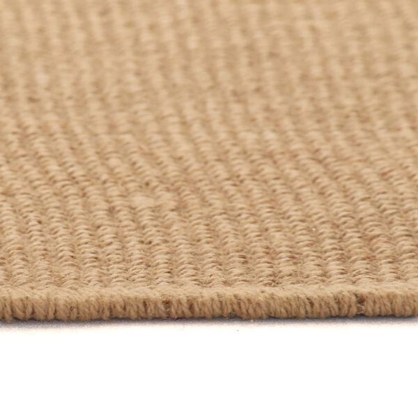 vidaXL Area Rug Natural Woven ring-spun jute with latex backing