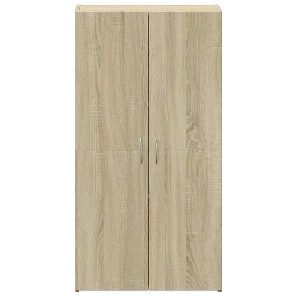 vidaXL File Cabinet Sonoma Oak 23.6"x12.6"x45.3" Engineered Wood