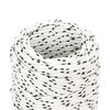 vidaXL Braided Boat Rope White 0.08 "x82.0 ' Polyester