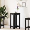 vidaXL Bar Table Black Oak 51 x 50 x 103.5 cm Engineered wood