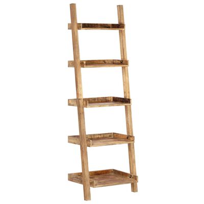 vidaXL Ladder Shelf Brown 29.5"x14.6"x80.7" Solid Mango Wood