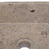 vidaXL Sink Gray 11.8"x11.8"x5.1" Marble