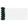 vidaXL Chain Link Fence Green 10 x 0.8 m Steel