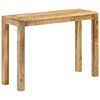 vidaXL Console Table Brown Rough mango wood 43.3 in x 13.8 in x 29.9 in