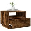 vidaXL Coffee Table Smoked Oak Engineered wood Medium Coffee Table