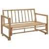 vidaXL Bench Sofa Natural Bamboo Bamboo Standard Durable Outdoor Bench