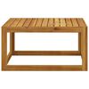 vidaXL Garden Lounge Set Cream Solid Acacia Wood Modular