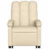 vidaXL Stand Up Massage Recliner Chair Cream