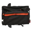 vidaXL Bike Trailer Black and Orange 66.1 lb Iron