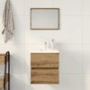 vidaXL Bathroom Sink Cabinet Artisan Oak 41x38,5x45 cm Engineered Wood