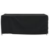 vidaXL Garden Furniture Cover Black 420D Oxford with PU Coating