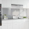 vidaXL Kitchen Backsplash 2 pcs Light Grey 35.43 x 23.62 in