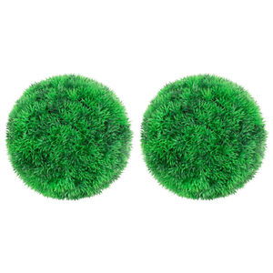 vidaXL Artificial Boxwood Ball Lush mixed green Polyethylene Medium