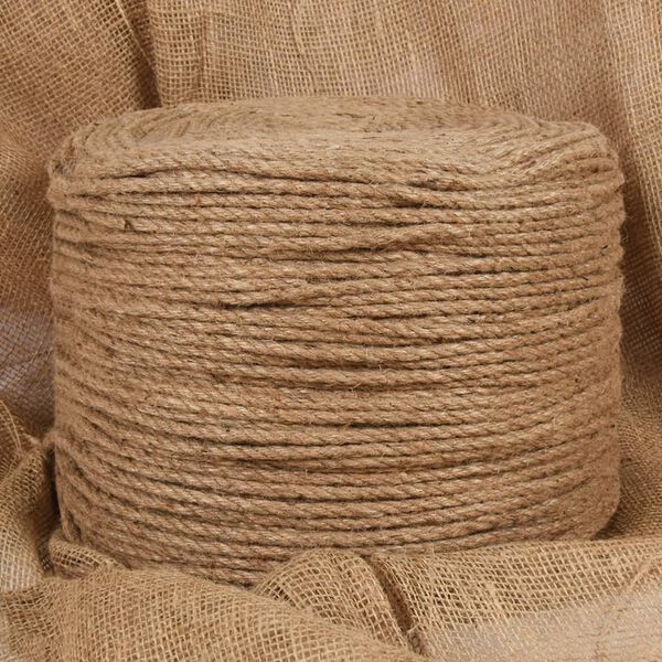 vidaXL Jute Rope 82.0 ' Long 0.24 " Thick