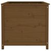 vidaXL Garden Raised Bed Honey Brown Solid Pine Wood 47.0x32.5x30.7 in