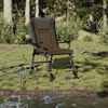 vidaXL Fishing Chair Taupe and black