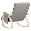 vidaXL Rocking Chair Light Gray