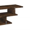 vidaXL TV Wall Unit Brown Oak Engineered Wood Medium Floating TV Unit
