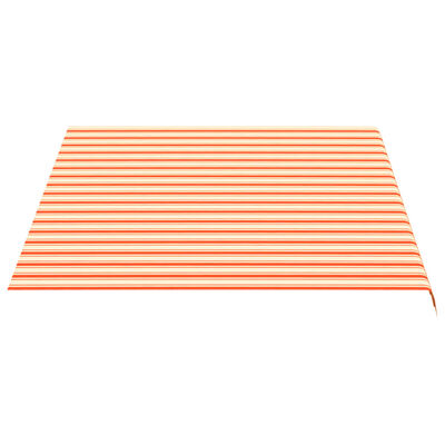 vidaXL Replacement Fabric for Awning Yellow and Orange 13.1'x9.8'