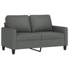 vidaXL Sofa Set Dark Grey 100% Polyester Fabric, Metal, Textilene, Plywood